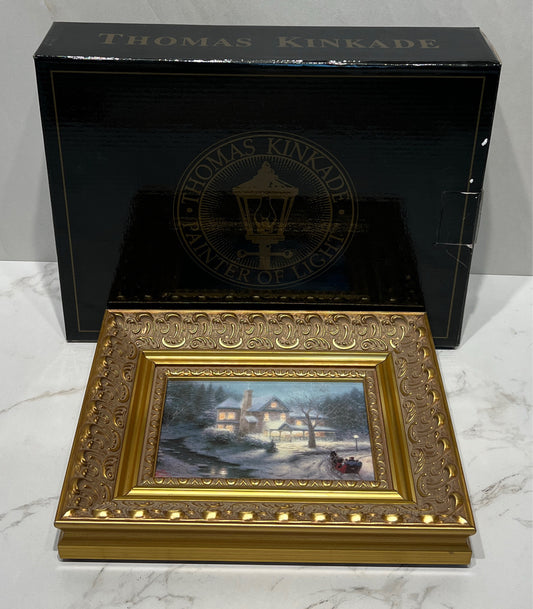 Thomas Kinkade Moonlit Sleigh Ride
