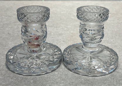 Set of 2 Waterford Candle Holders