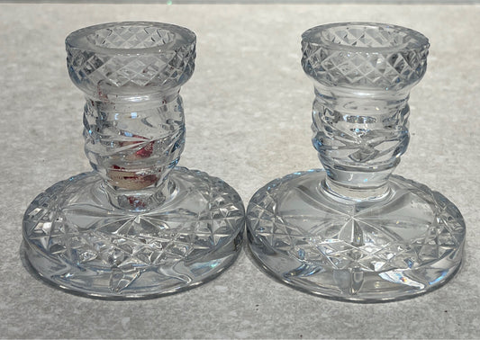 Set of 2 Waterford Candle Holders