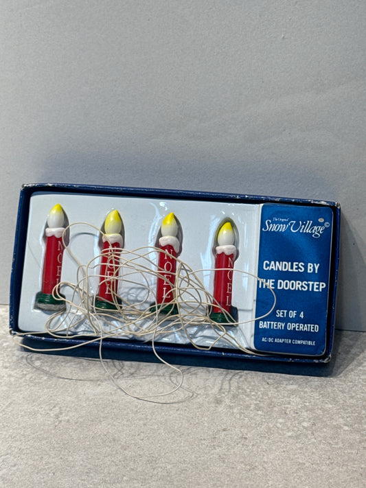 Dept. 56 Candles By The Doorstep