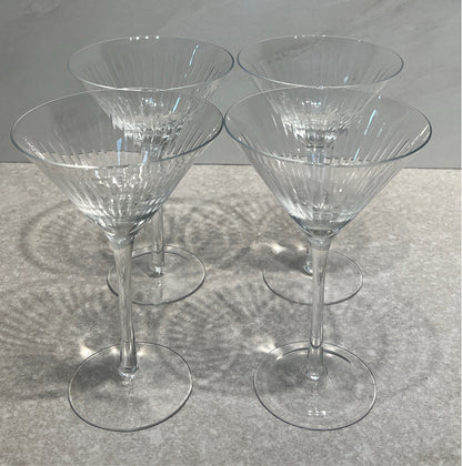 Set of 4 Martini Glasses