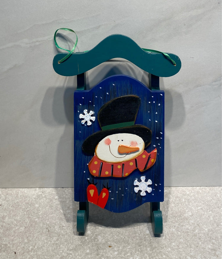 Snowman Sled