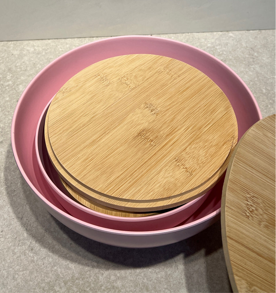 Set of 3 Covered Bowls
