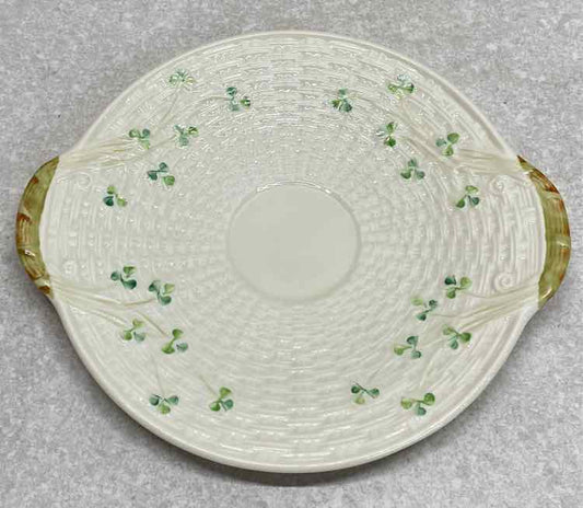 Belleek Handled Plate