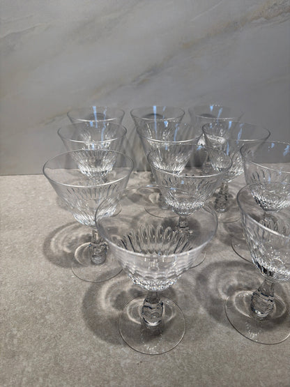Set of 11 Tiffin Glasses