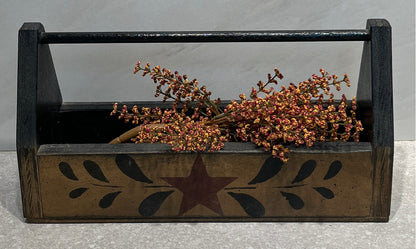 Carrier with Artificial Decor