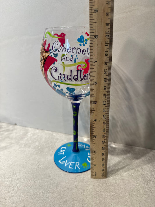 Cat Lover Glass