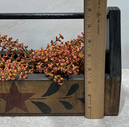 Carrier with Artificial Decor