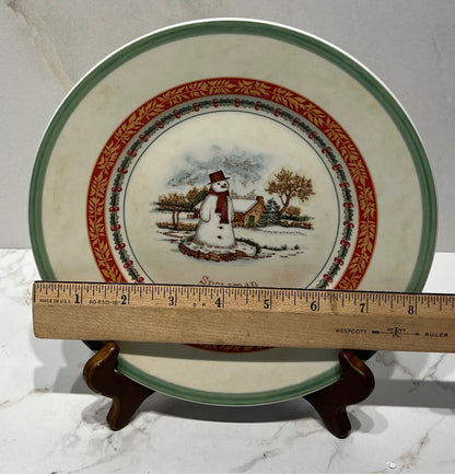 Villeroy And Boch Snowman Plate