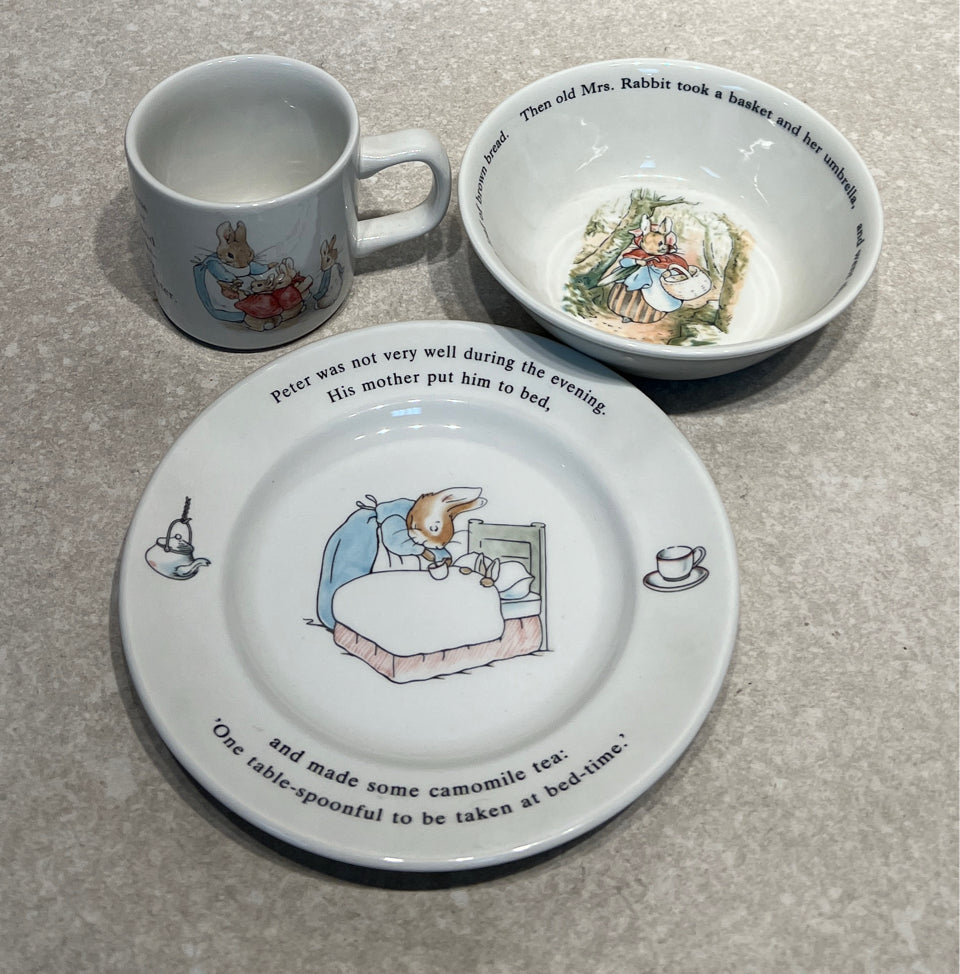 Wedgwood 3-Piece Peter Rabbit