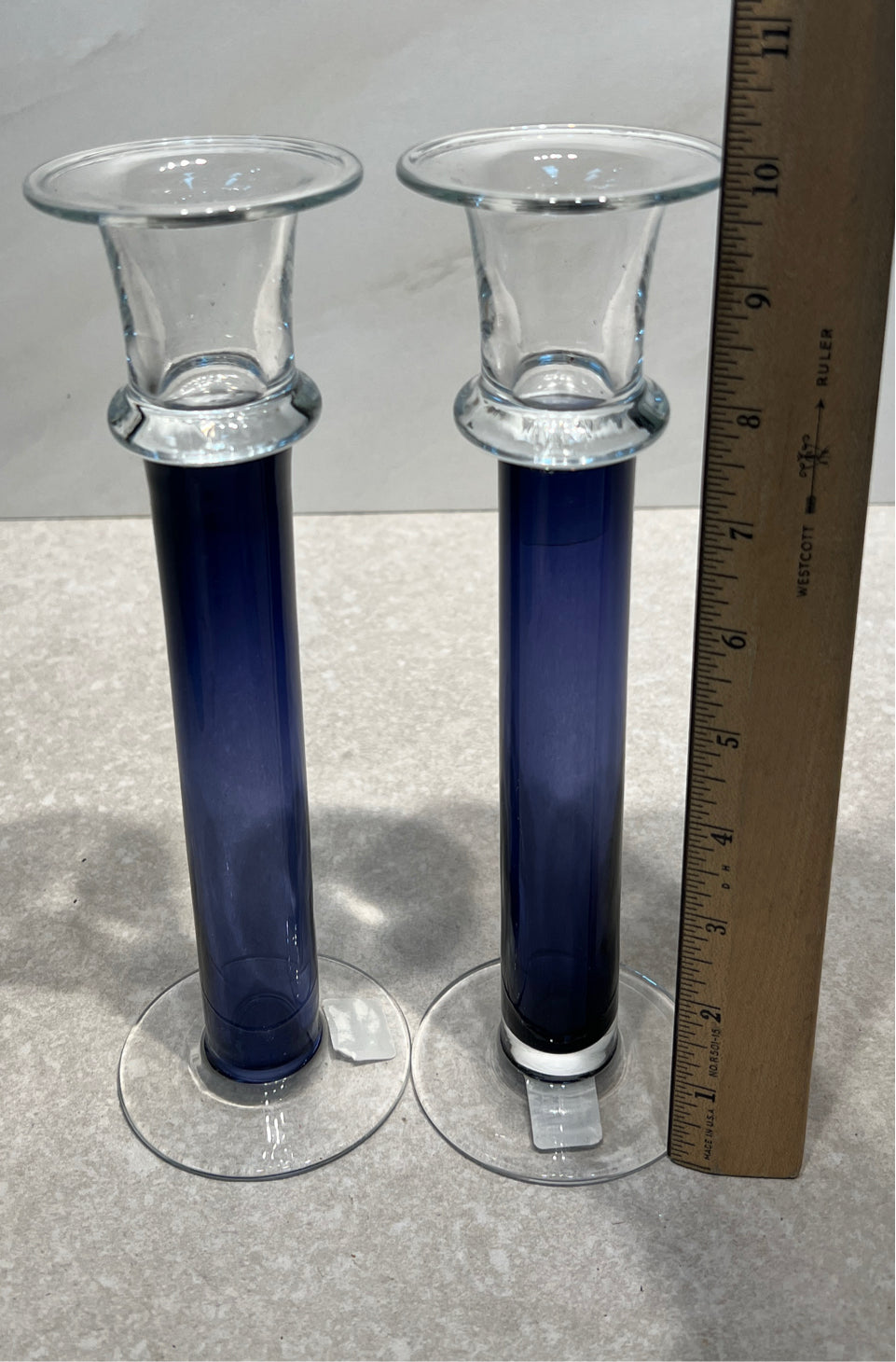 Set of 2 CRate and Barrel Candleholders