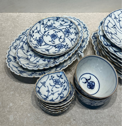 Blue And White CHina Set