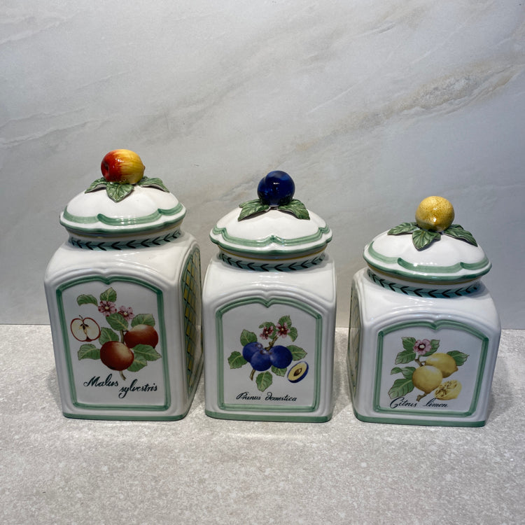 Villeroy and Boch Fench Garden - Set of 3 Canisters
