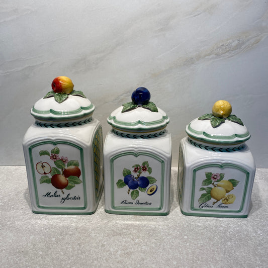 Villeroy and Boch Fench Garden - Set of 3 Canisters