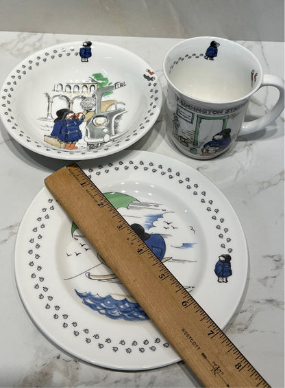 3-Piece Coalport Paddington Bear
