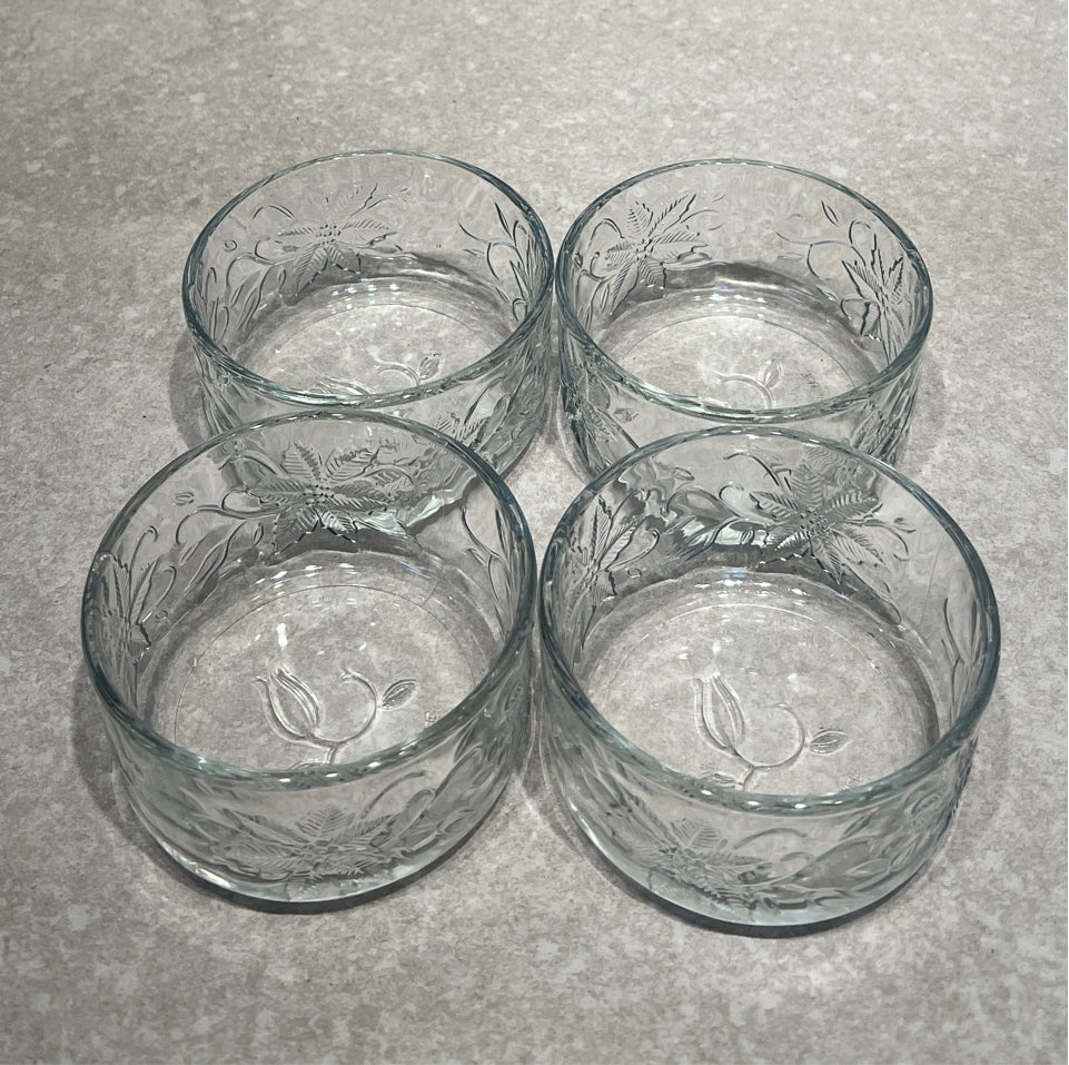 Set of 4 Princess House Bowls