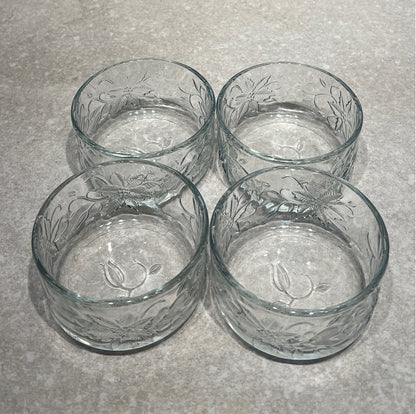 Set of 4 Princess House Bowls
