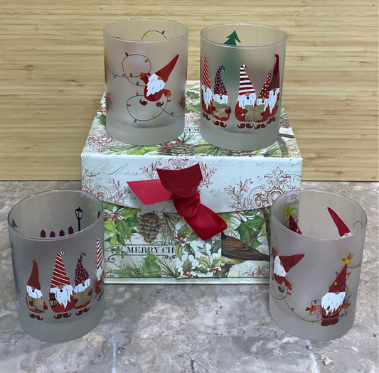 Set of 4 Gnome Culver Glasses
