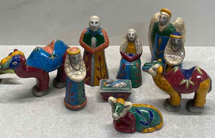 Raku Nativity Set