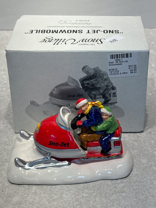 Dept. 56 Sno-Jet Snowmobile