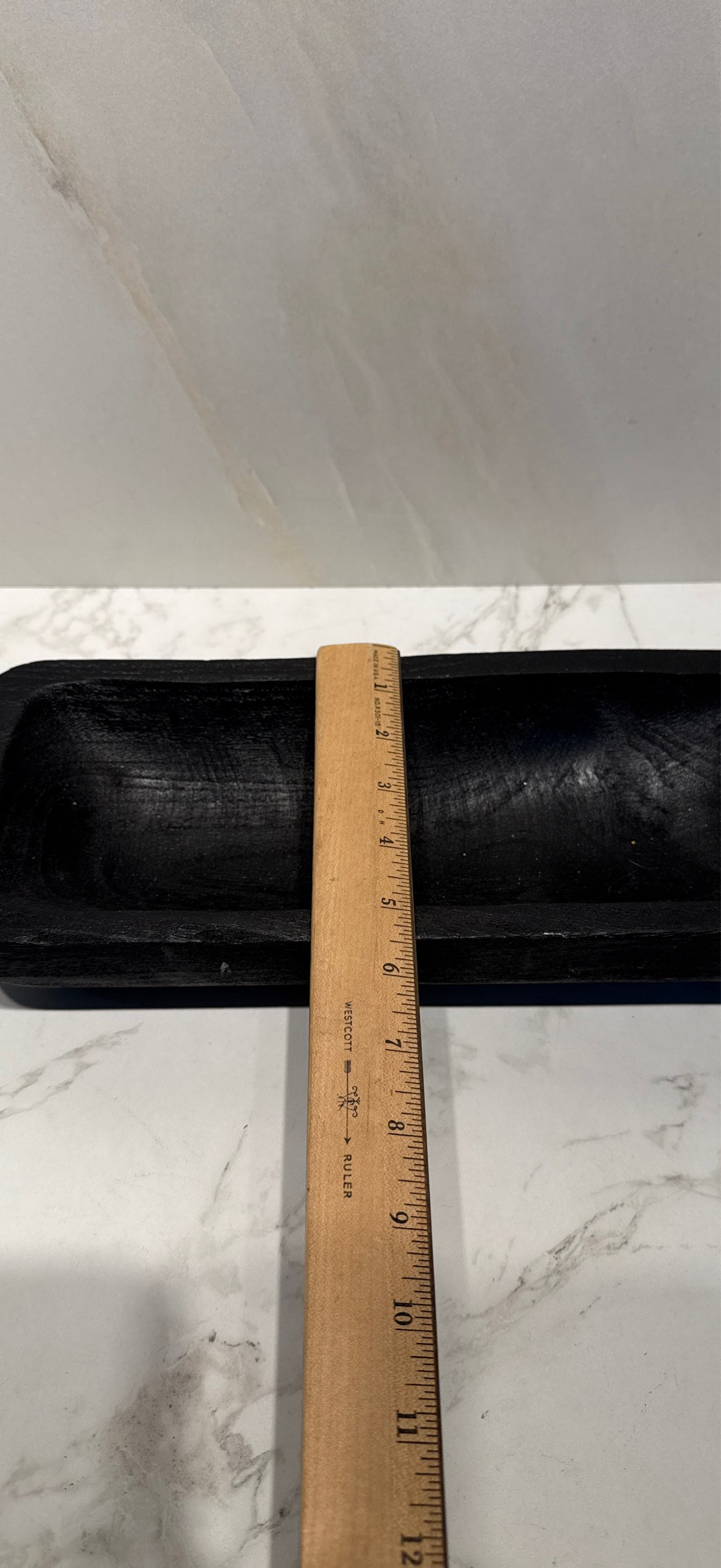 Black Wooden Bowl