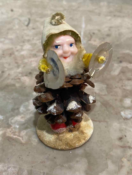Vintage Pinecone Elf
