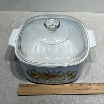 Covered Corningware Casserole