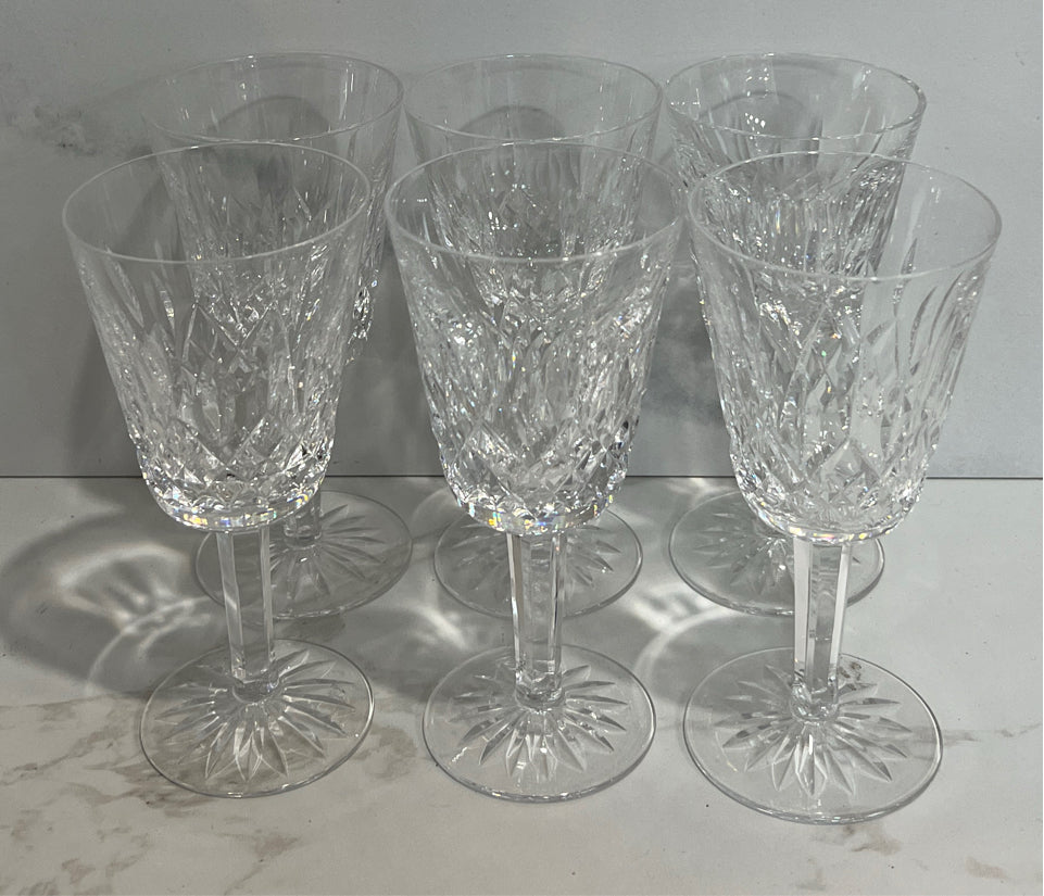 Set of 6 Waterford Glasses