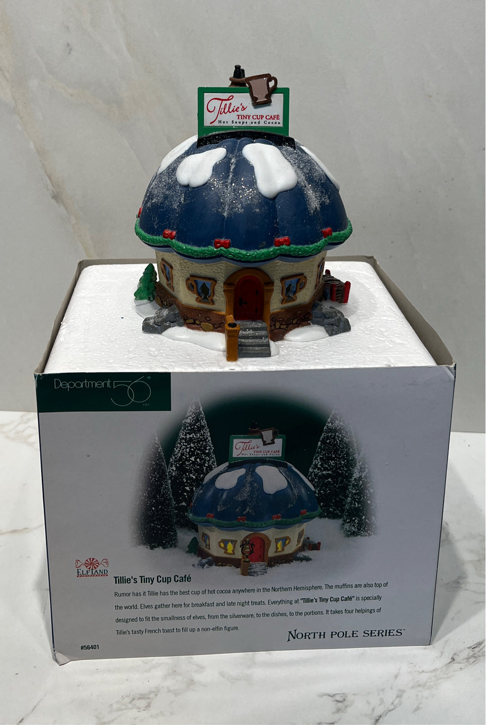 Dept. 56 Tillie's Tiny Cup Cafe