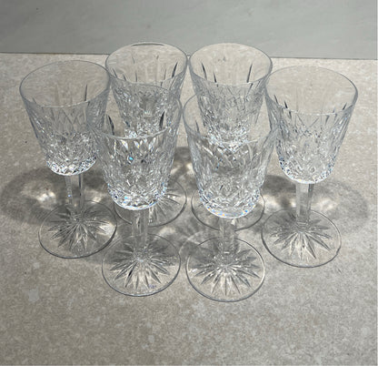 Set of 6 Waterford Glasses