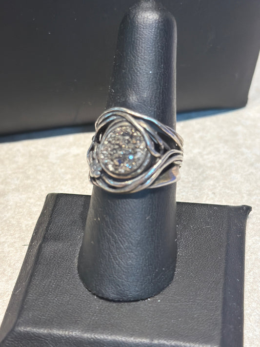 Sterlig Ring - Size 8