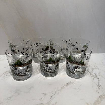 Set of 7 Vintage Glasses