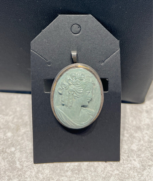 Sterling Cameo Pendant