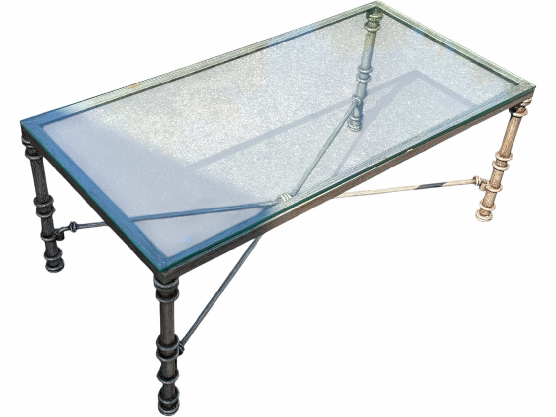 Glass Top Coffee Table (As-Is)