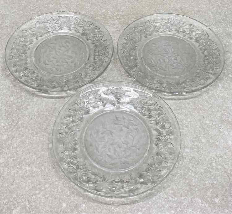 Set of 3 Princess House Plates