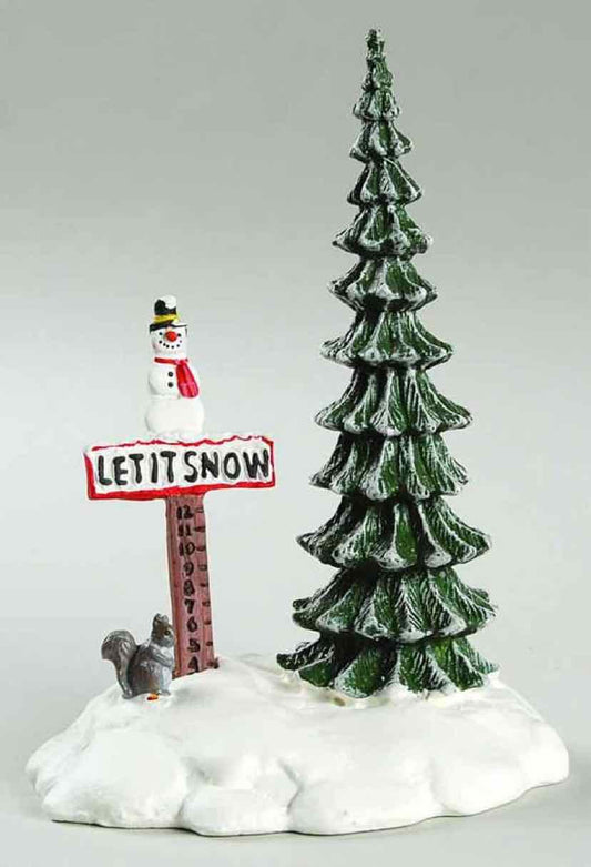 Dept. 56 Let It Snow Snowman Sign