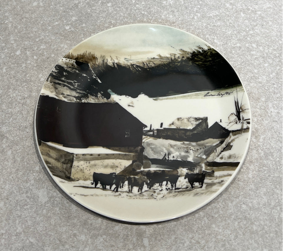 Andrew Wyeth Plate for Georg Jensen