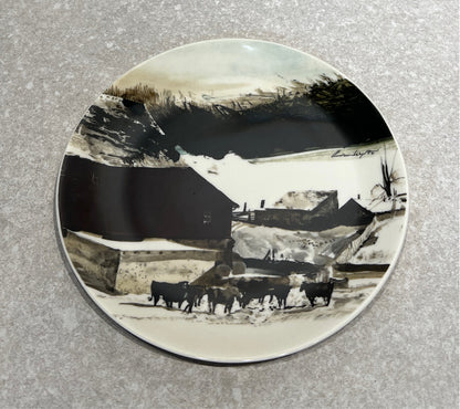 Andrew Wyeth Plate for Georg Jensen