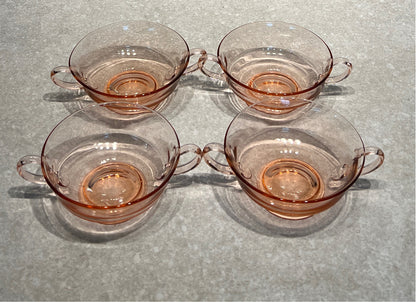 Set of 4 Handled Bowls