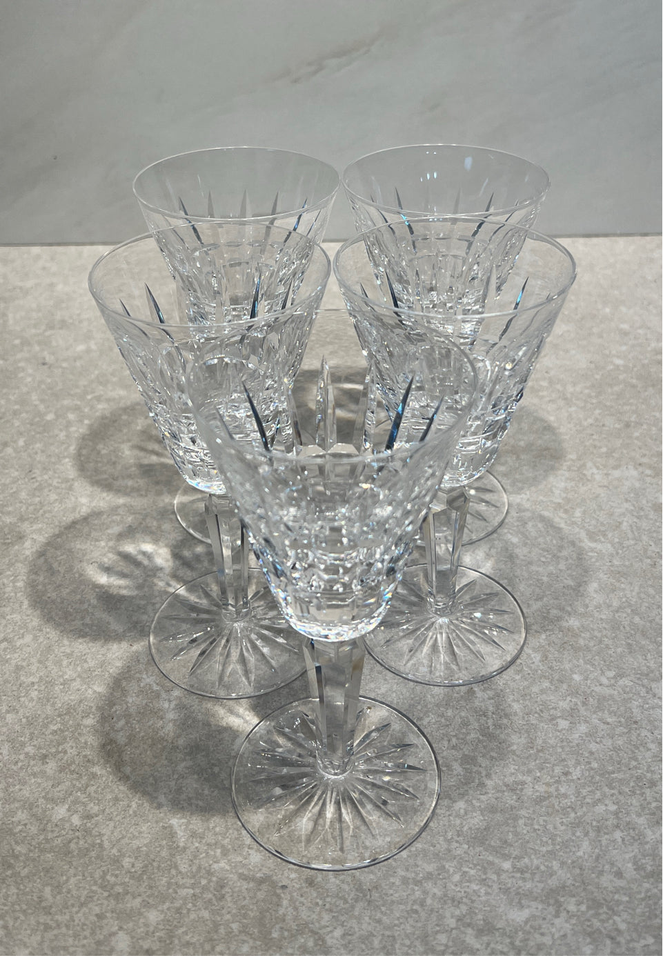 Set of 5 Waterford Glasses