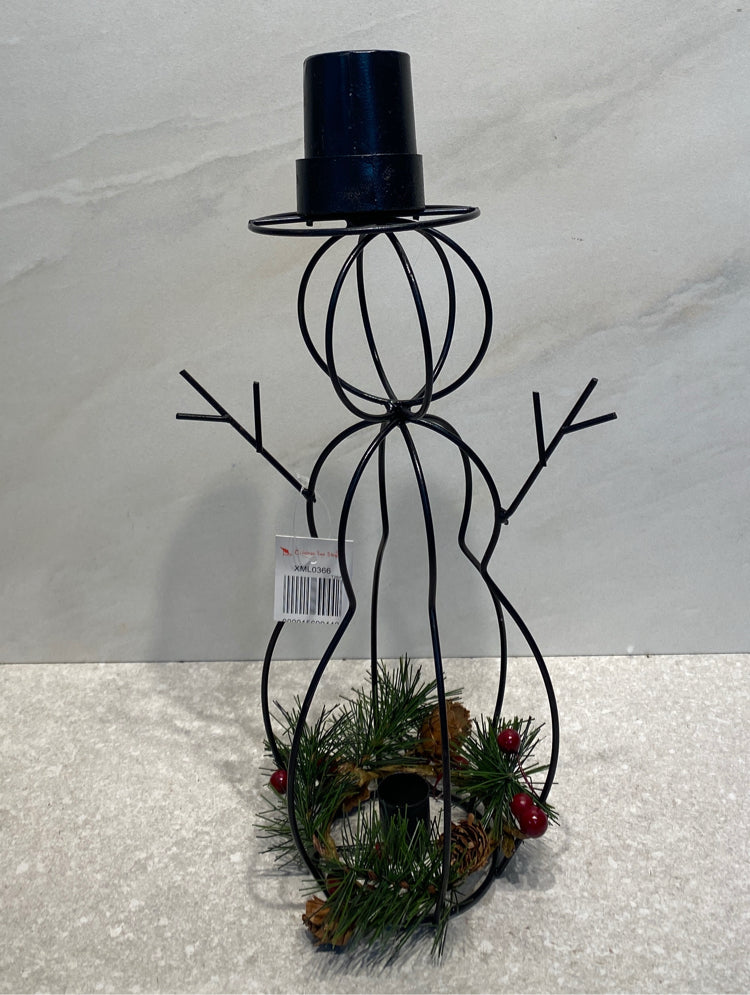 Snowman Candleholder