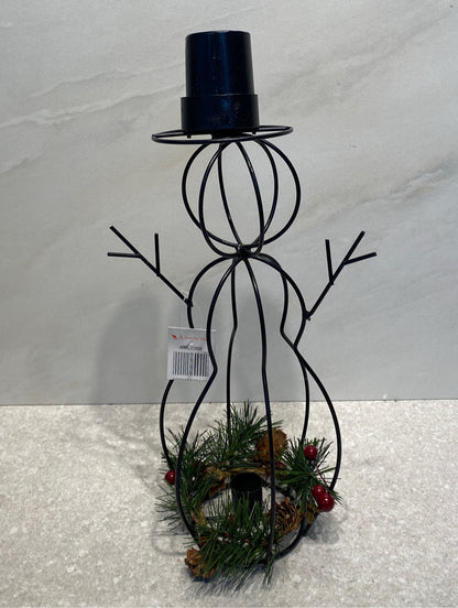 Snowman Candleholder
