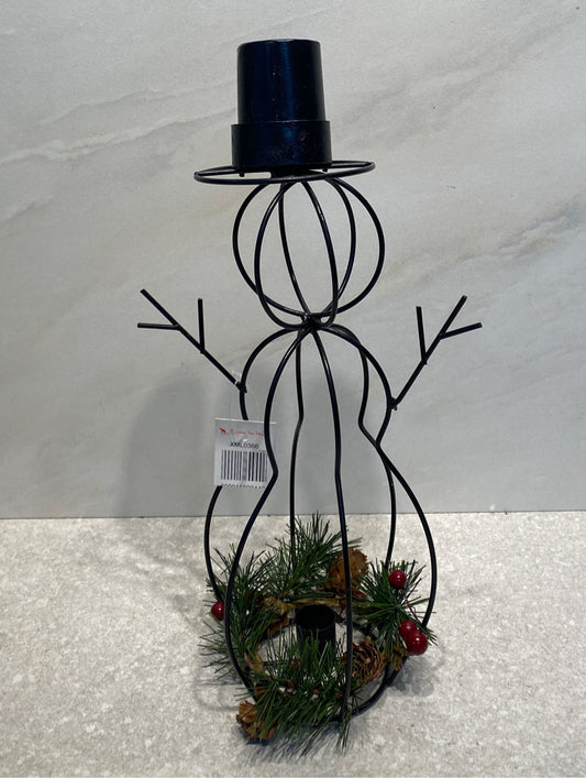 Snowman Candleholder