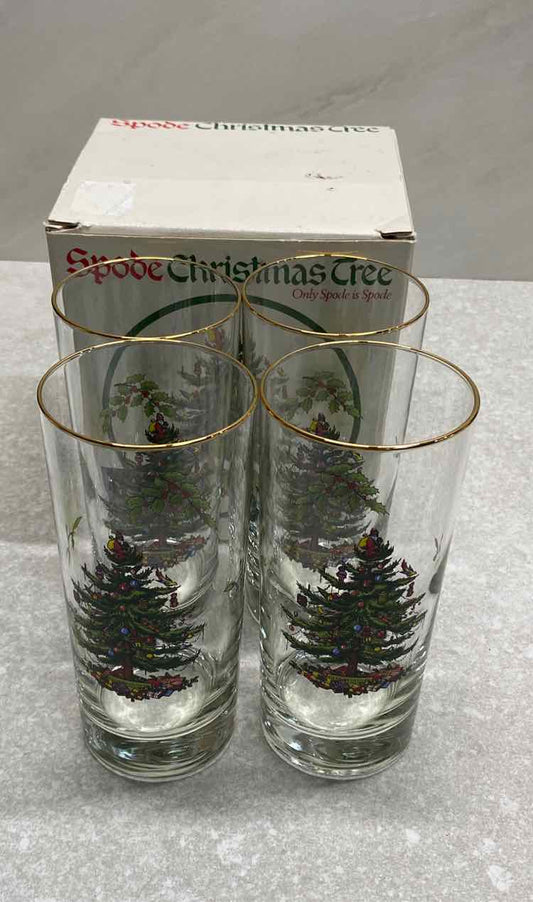 Set of 4 Spode Glasses