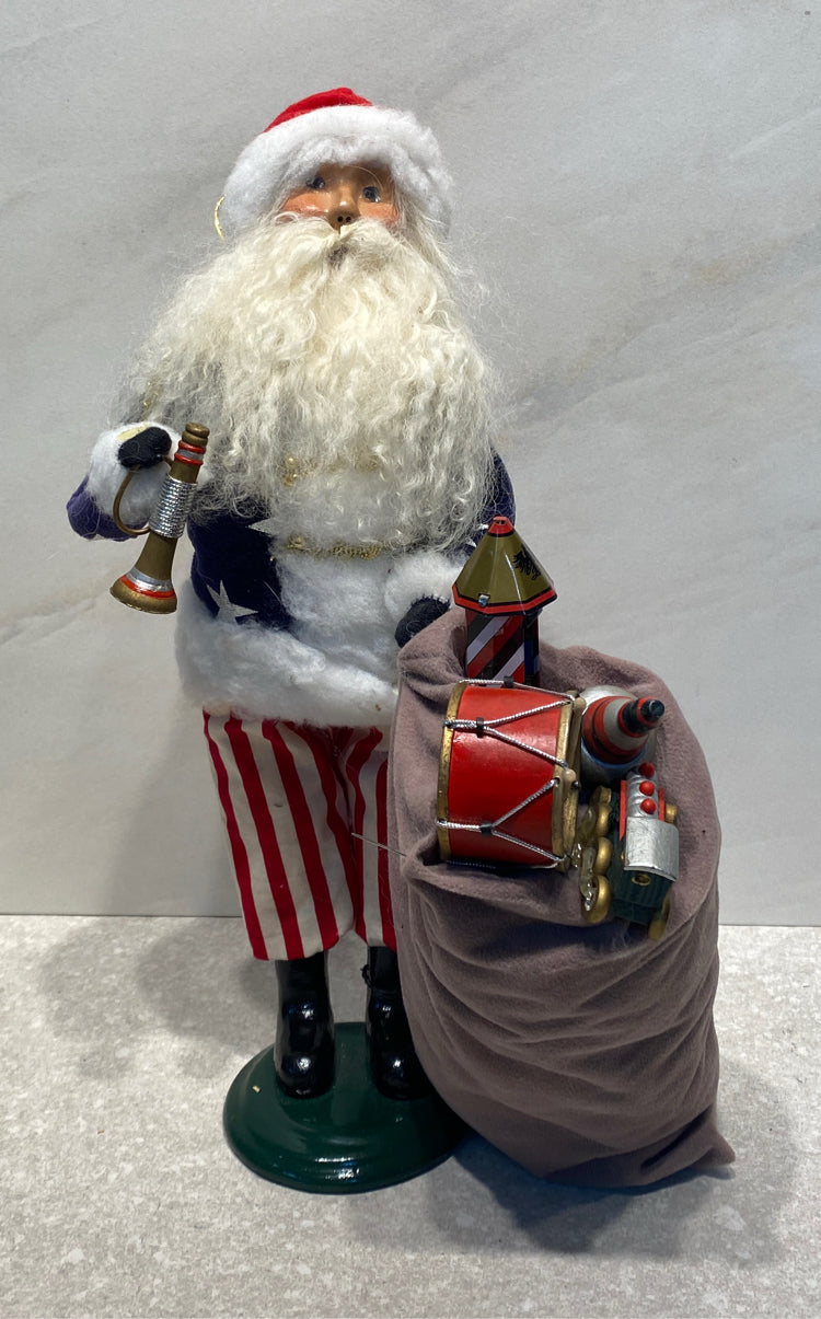 Byer's Choice Patriotic Santa