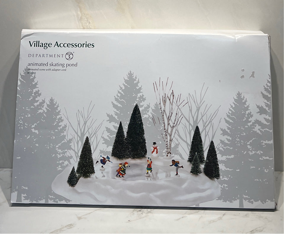 Dept. 56 Animated Skating Pond