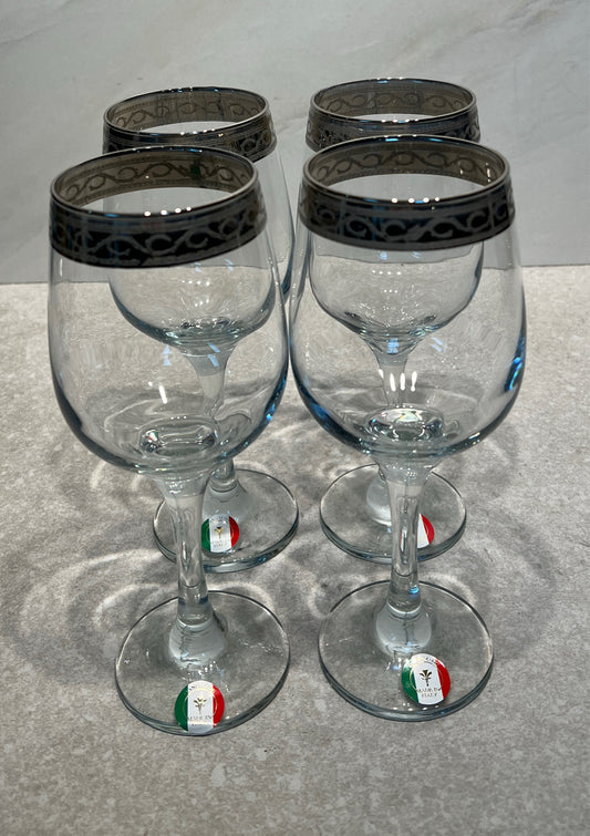 Set of 4 Italy Glasses
