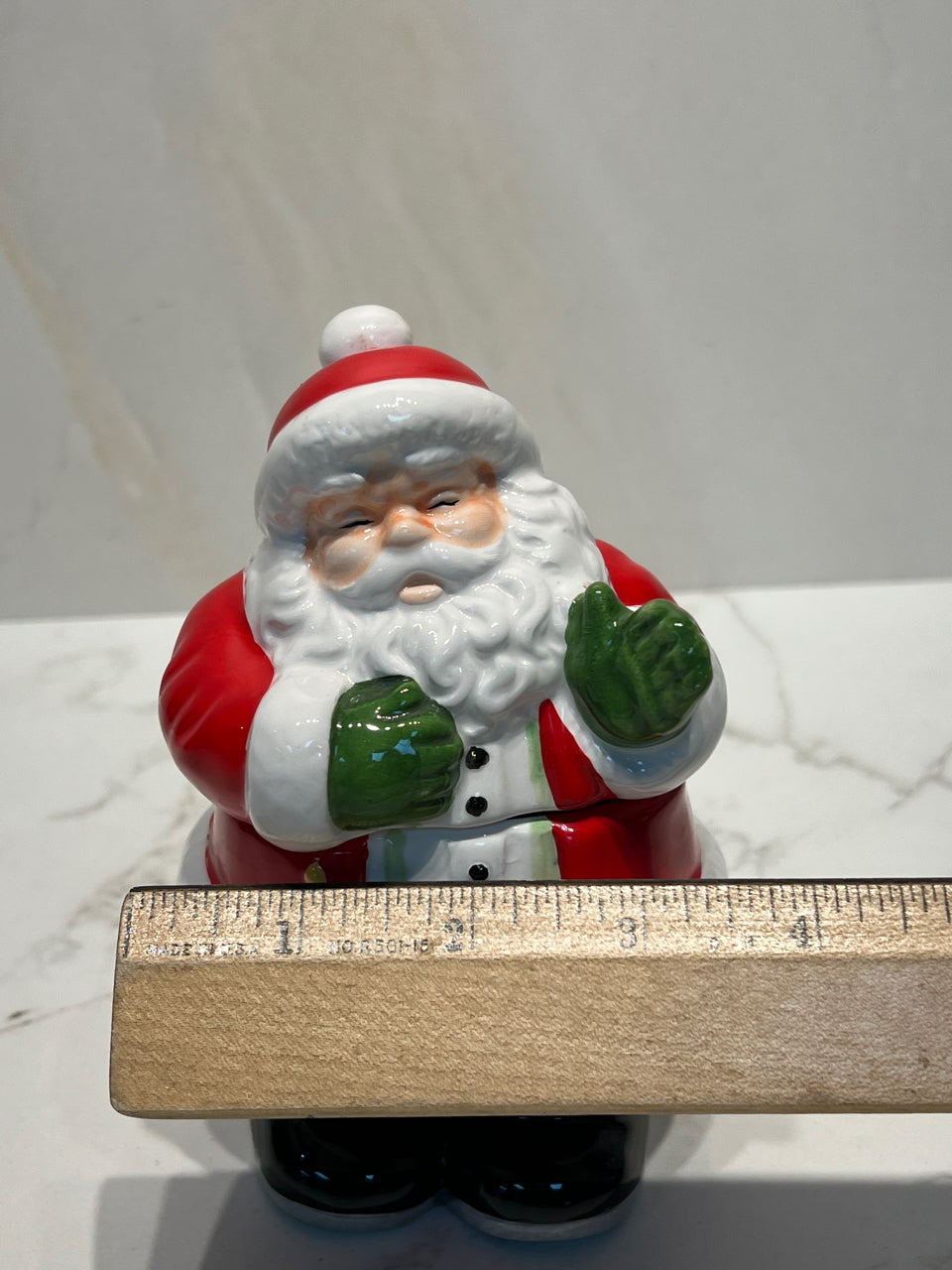 Covered Santa Jar