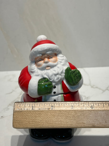 Covered Santa Jar