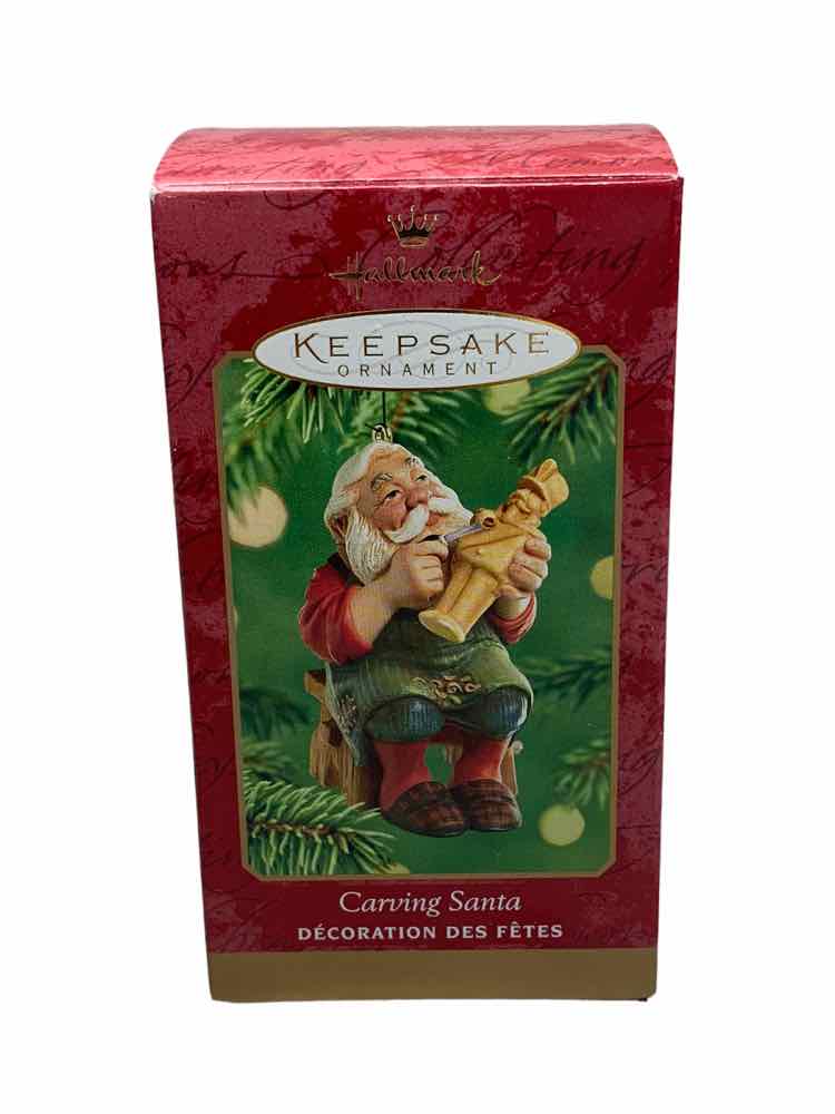 Hallmark Ornament Carving Santa